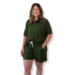 Ribbed Forest Green