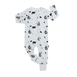 Sleeper with fold-over cuffs - Bunnies Sleeper with fold-over cuffs - Bunnies