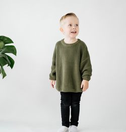 Belan J Kids Knit Sweater - Cream Belan J Kids Knit Sweater - Cream