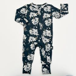 Printed Collection – Frosty Floral (Navy)
