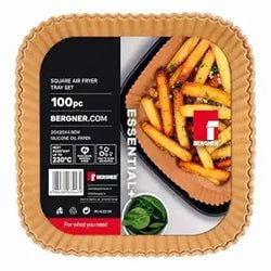 Air Fryer Tray Parchment Paper – 100 Pcs Square Paper