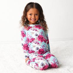 Print – Aqua Florals