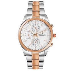 Color – Two Tone Case Silver Dial