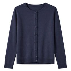 Cardigan (Regular Length) – Navy