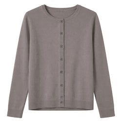 Cardigan (Regular Length) – Taupe