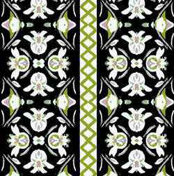 Print – Fleur de Lune Black
