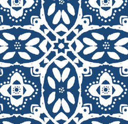 Print – Rosetta Tile Navy