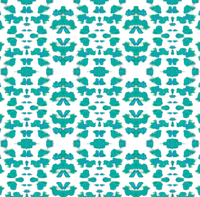 Teal Chintz