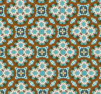 Print – Quatrefoil Brown