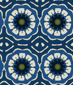 Print – Wildflower Navy