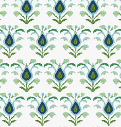 Print – Rosemary Blue & White