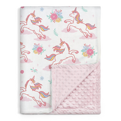 Baby Blanket – Pink Unicorn