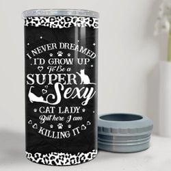 Can Cooler – Black Cat