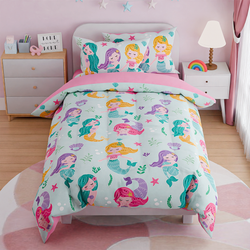 Kids Comforter – Mint Mermaid