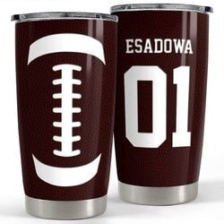 Personalized Tumbler – Football Uniform