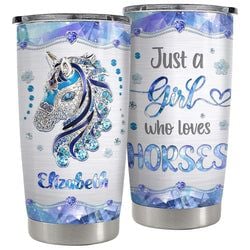 Personalized Tumbler – Horse