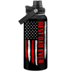Chug Lid Water Bottle 32oz – Best Dad Ever