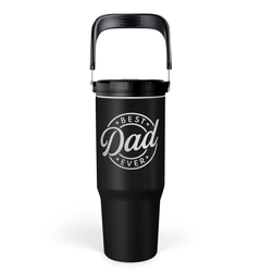 Flip Straw Tumbler 30oz – Best Dad Ever 2