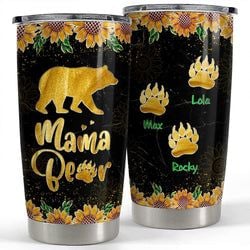Mama Bear Gold Sunflower