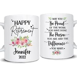 Personalized Mug – Happy Retirement