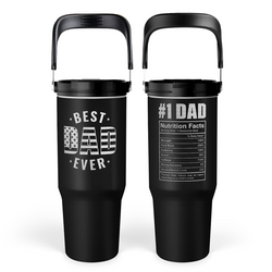 Flip Straw Tumbler 30oz – Best Dad Ever