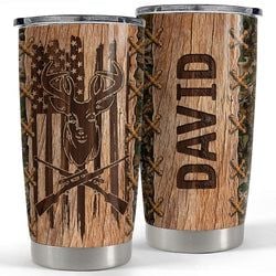 Personalized Tumbler – Deer Hunting