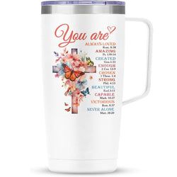 Handle Tumbler 20oz – White Christian