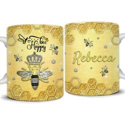 Personalized Mug – Bee Happy Jewelry Drawing