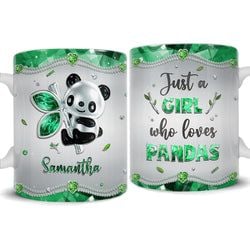 Personalized Mug – Loves Pandas