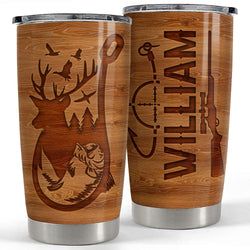 Personalized Tumbler – Hunting Fishing