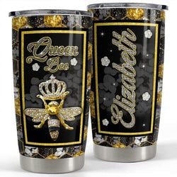 Personalized Tumbler – Queen Bee