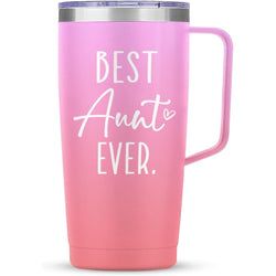 Handle Tumbler 20oz – Coral Aunt