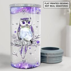 Can Cooler – Purple Owl