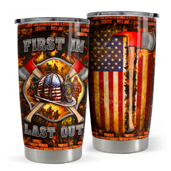 Curved Tumbler 20oz – Firefighter 2