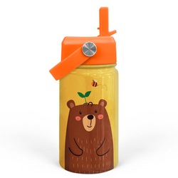 Kids Water Bottle 12oz – Yellow Bear