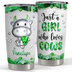 Personalized Tumbler – Cow Jewelry
