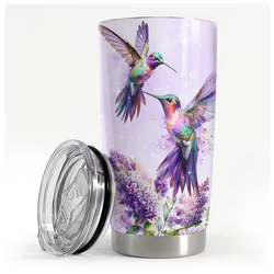 Curved Tumbler 20oz – Hummingbird