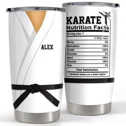 Personalized Tumbler – Karate Nutrition Facts