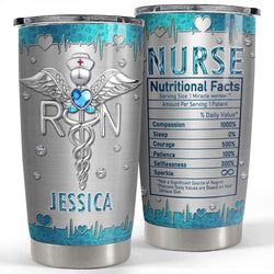 Personalized Tumbler – Nurse Jewelry Nutrition
