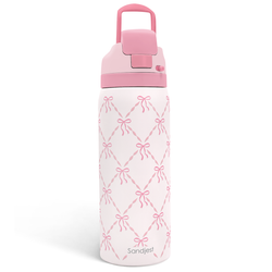 Push-button 32oz – Pink Bow