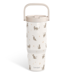 Carry Handle 30oz Tumbler – Cat