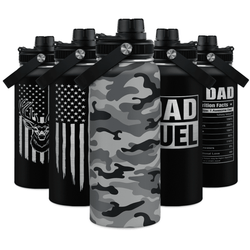 Black Camo Sport Bottle