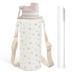 Water Bottle w/ Strap 32oz – Star & Moon