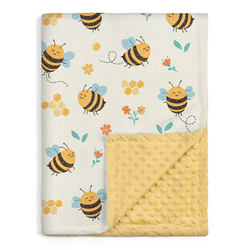 Baby Blanket – Yellow Bee