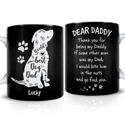 Personalized Mug – Funny Dog Dad