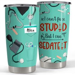 Personalized Tumbler – Nurse Scrub Uniform
