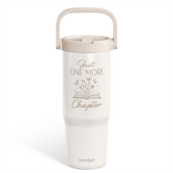 Carry Handle 30oz Tumbler – Book Lover