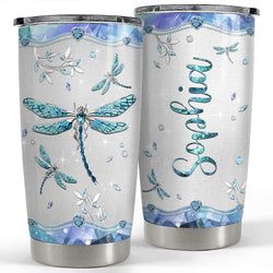Personalized Tumbler – Dragonfly Jewelry