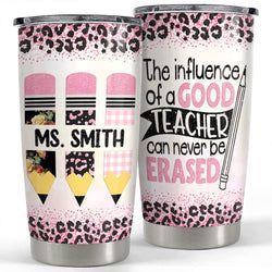Personalized Tumbler – Influence Of A Good Teacher