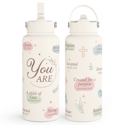 Straw Lid Water Bottle 32oz – Christian
